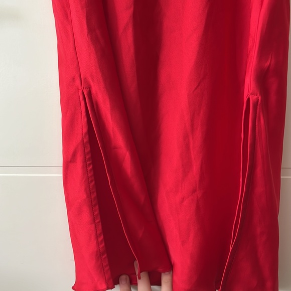 Red Slip Dress - Picture 3 of 5